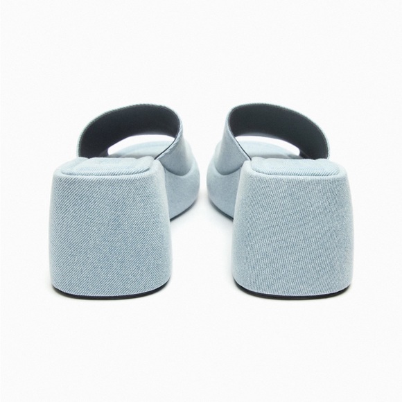 ZARA Denim Sandals - Picture 5 of 9